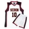 Kuroko's Basketball Jersey SEIRIN School White Vest And Shorts Number 10 11 4 5 6 7 8 9