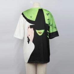 Women Wicked T-shirt The Witch Summer Tee Green Elphaba Costume For Adult -Children Toys Sale Adult Wicked Tee Witch of the West T shirt 3