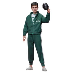 Adult 3PCS Players Tracksuit Costumes Green Jacket Pants And T-shirts 16 Adult 3PCS Players Tracksuit Costumes Green Jacket Pants And T-shirts -Children Toys Sale Adult squid game costume 11 1f4a37a9 8cd4 40fa a019 51ab7ecee74e