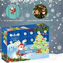 Advent Christmas Countdown Calendar With 24 Days Suprise Gift For Boys And Grils -Children Toys Sale AdventChristmasCountdownCalendar Kids Christmas gift 1