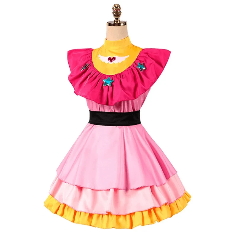 Oshi No Ko Cosplay Costume Ai Hoshino Outfit Pink Uniform Dress Full Set For Teens Adults 4 Oshi No Ko Cosplay Costume Ai Hoshino Outfit Pink Uniform Dress Full Set For Teens Adults - Image 4