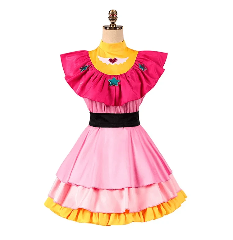 Oshi No Ko Cosplay Costume Ai Hoshino Outfit Pink Uniform Dress Full Set For Teens Adults 2 Oshi No Ko Cosplay Costume Ai Hoshino Outfit Pink Uniform Dress Full Set For Teens Adults - Image 2