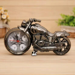 Super Cool Motorcycle Alarm Clock Watch Shape Creative Retro Gifts -Children Toys Sale AlarmClock 2