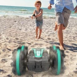 Amphibious Stunt RC Car 360° Rotate And 180° Flips Water Land Remote Control Car -Children Toys Sale Amphibious RC Car Kids 2