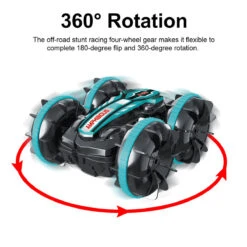 Amphibious Stunt RC Car 360° Rotate And 180° Flips Water Land Remote Control Car -Children Toys Sale Amphibious RC Car 17