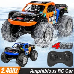 Amphibious Remote Control Car 4WD Off-road Vehicle Waterproof 2.4G RC Truck Summer Toy -Children Toys Sale Amphibious Remote Control Car 4WD Off road vehicle 2 2ee62eb9 628d 4ae1 ad86 0fc2e91bb531