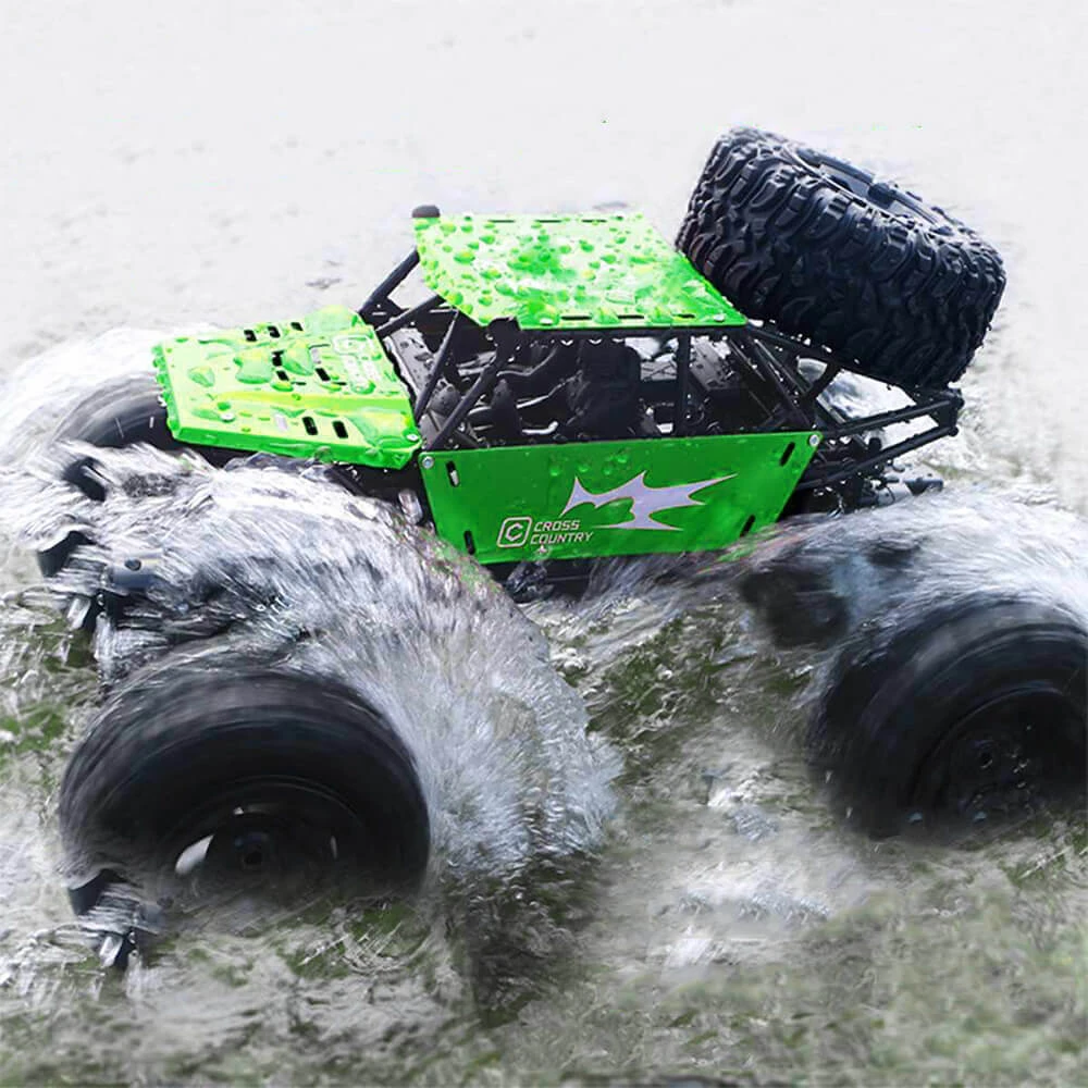 Big Amphibious RC Truck 1/8 Scale Waterproof Remote Control Car 4WD Off-road Truck IP66 Water Monster Vehicle 2 Big Amphibious RC Truck 1/8 Scale Waterproof Remote Control Car 4WD Off-road Truck IP66 Water Monster Vehicle - Image 2