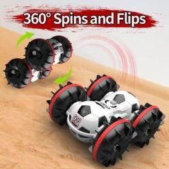 Amphibious RC Car Football 4WD Stunt Remote Control Car 100% Waterproof Toys For Kids -Children Toys Sale Amphibiouscarfootball 4