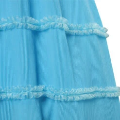 Adult Ariel Dress Blue Ruffle With Tiered Sleeves Dress Princess Ariel Costume -Children Toys Sale Ariel dress little mermaid costume 6