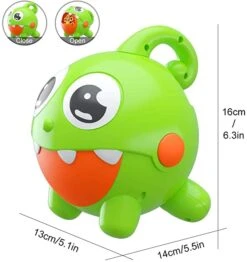Kids Bubble Toy Little Monster Bubble Maker Automatic Rechargeable Bubble Toy Protable -Children Toys Sale AutomaticBubbleMachine 12