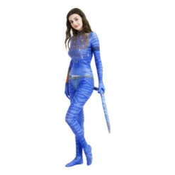 Ronal Costume With Tail The Way Of Water Jumpsuit Ronal Cosplay Outfit For Kids Teens -Children Toys Sale Avatar 2 the way of water neytiri costume 2