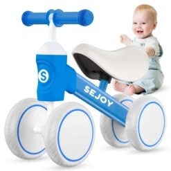 Balance Bike 4 Wheels Toddler Ride On Car Safe Kids Ride-on Toys For Boys And Girls -Children Toys Sale Balance Bike 2