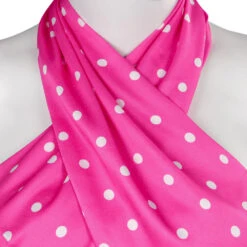 Margot Robbie Sparkling Pink Dress Barbara Day To Night Outfit Carnival Party Cosplay Costume -Children Toys Sale Barbie Movie Margot Robbie Dress 3