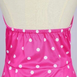 Margot Robbie Sparkling Pink Dress Barbara Day To Night Outfit Carnival Party Cosplay Costume -Children Toys Sale Barbie Movie Margot Robbie Pink Dress 3