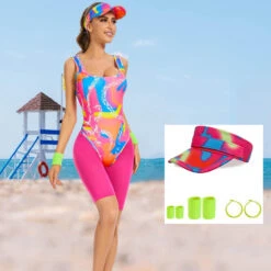 80s Workout Costume Movie Margot Robbie And Ryan Gosling Roller Skater Costume