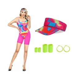 80s Workout Costume Pink Cosplay Clothes With Visor Kids And Adults Roller Blade Costume -Children Toys Sale Barbie suit 55ce16fa 8c34 42be bbc9 5754405f75b4
