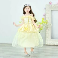 Princess Girls Costume Shining Sequin Overlay Party Dress Off Shoulder Layered Dress 15 Princess Girls Costume Shining Sequin Overlay Party Dress Off Shoulder Layered Dress -Children Toys Sale BellaPrincessGirlDresses 8