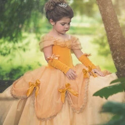 Princess Belle Dress Halloween Costume Party Ball Gown Dress 13 Princess Belle Dress Halloween Costume Party Ball Gown Dress -Children Toys Sale BelleDress 1