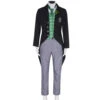Adult Herman Greenhill Costume Green Lion Public School Uniform Herman Cosplay Outfit