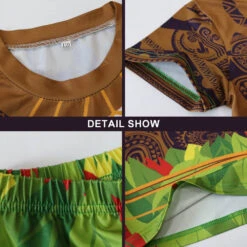 Boys Maui Swimsuit Beach Vacation Bating Suit 3 Pieces Tattoo Printed Swimwear 9 Boys Maui Swimsuit Beach Vacation Bating Suit 3 Pieces Tattoo Printed Swimwear -Children Toys Sale Boys Maui swimsuit Moana Movie 2