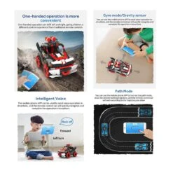 2.4Ghz Climbing Building Blocks Remote Control Car All-terrain Stunt Off-Road 360° Rotate Car -Children Toys Sale BuildingBlocksRCCar 4