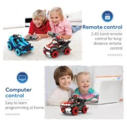 2.4Ghz Climbing Building Blocks Remote Control Car All-terrain Stunt Off-Road 360° Rotate Car -Children Toys Sale BuildingBlocksRCCar 7