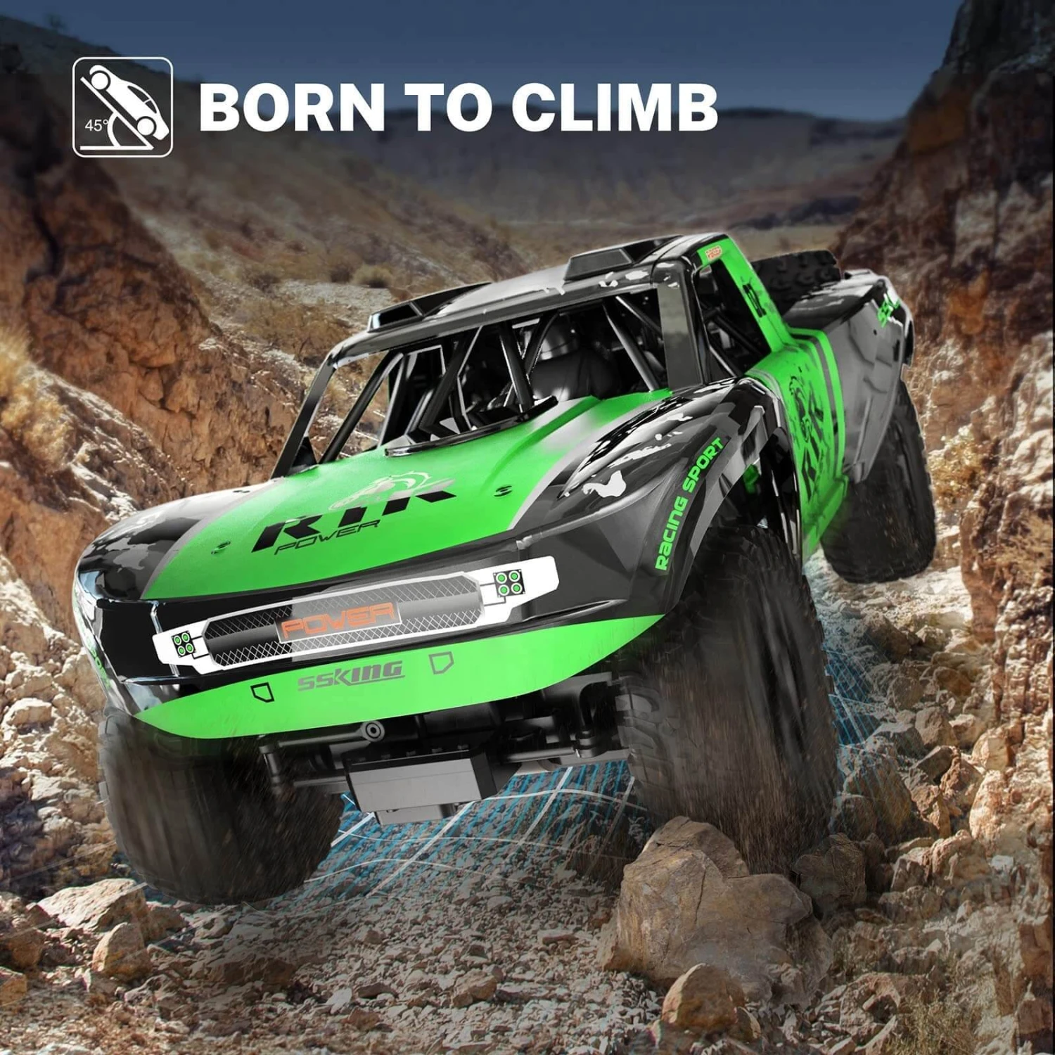 Amphibious RC Cars 1/8 Scale RC Rock Crawler Radio Controlled Monster Truck 100% Waterproof 7 Amphibious RC Cars 1/8 Scale RC Rock Crawler Radio Controlled Monster Truck 100% Waterproof - Image 7