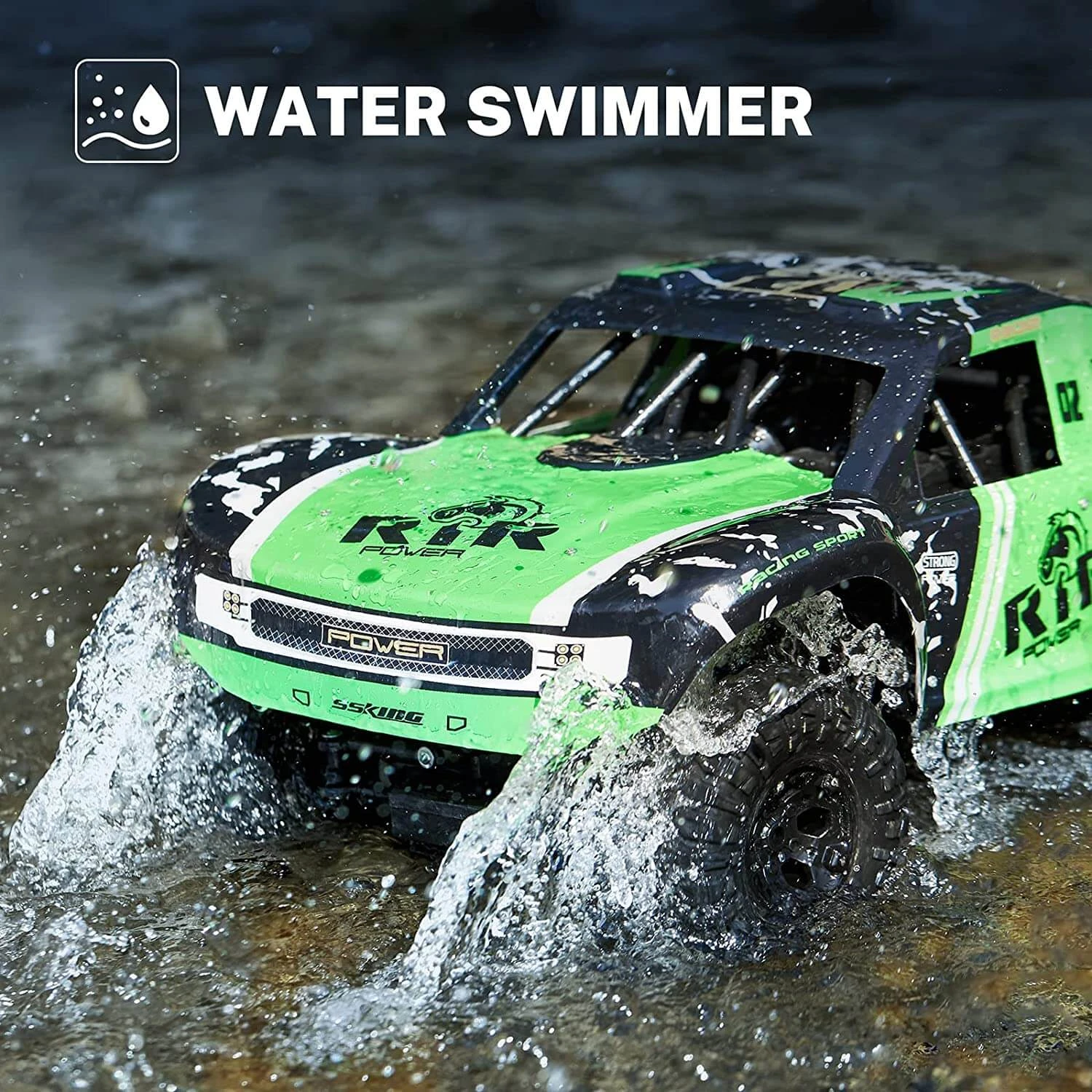 Amphibious RC Cars 1/8 Scale RC Rock Crawler Radio Controlled Monster Truck 100% Waterproof 6 Amphibious RC Cars 1/8 Scale RC Rock Crawler Radio Controlled Monster Truck 100% Waterproof - Image 6