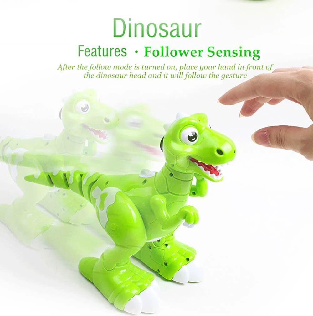 Remote Control Sensing Dinosaur Cartoon Cute Gesture Interactive Electronic Spray Dinosaur Toy 6 Remote Control Sensing Dinosaur Cartoon Cute Gesture Interactive Electronic Spray Dinosaur Toy - Image 6