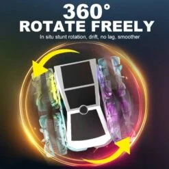 2.4G Amphibious RC Car 360° Stunt Car Colorful Wheel Off-Road Car Children's Toy -Children Toys Sale Colorful Wheel Amphibious RC Car 2