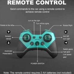 2.4G Amphibious RC Car 360° Stunt Car Colorful Wheel Off-Road Car Children's Toy -Children Toys Sale Colorful Wheel Amphibious RC Car 6