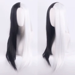 Black And White Wig For Halloween Cosplay -Children Toys Sale Cruella Black and White Wigs 2