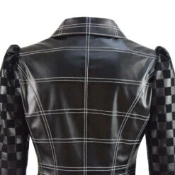 Cruella Deville Costume Women Black Leather Jacket Skirt Outfit For Halloween -Children Toys Sale Cruella DeVille Costume 5