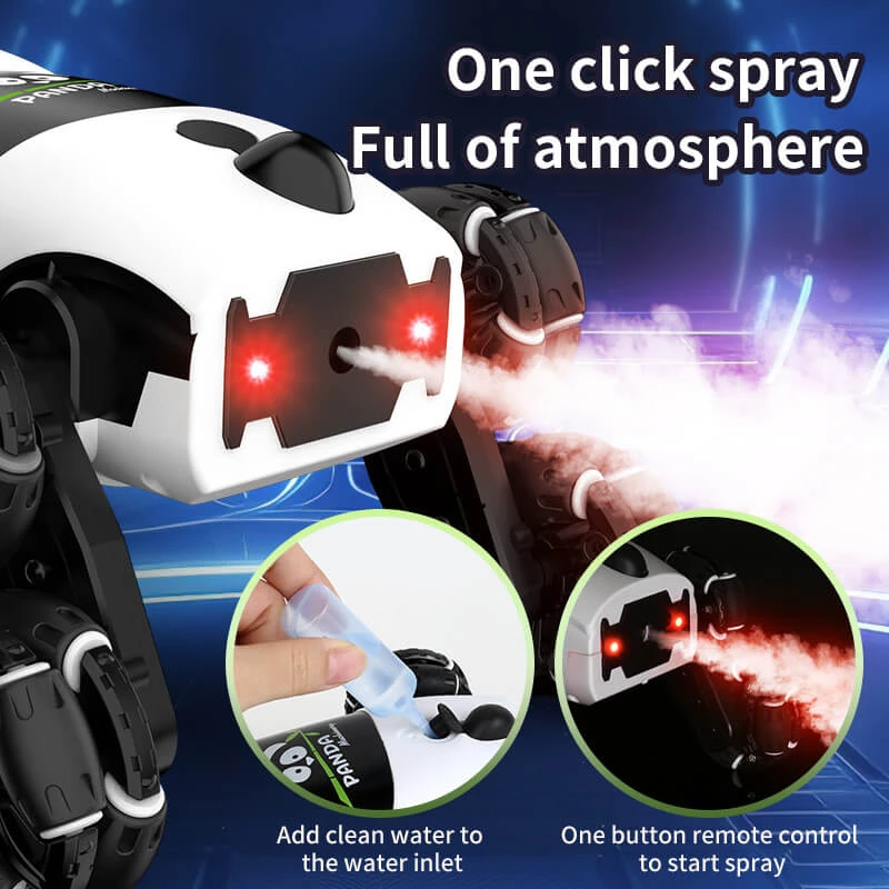 Remote Control Car 2.4G Cute Panda Eight-wheel Stunt Car Swing Arm Climbing Off-road Vehicle 7 Remote Control Car 2.4G Cute Panda Eight-wheel Stunt Car Swing Arm Climbing Off-road Vehicle - Image 7