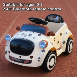 Cute Puppy 6V Electric Ride-on Car Toddler Ride On Car Remote Control With Safe Belt 15 Cute Puppy 6V Electric Ride-on Car Toddler Ride On Car Remote Control With Safe Belt -Children Toys Sale Cute Puppy 6V Electric Car 10