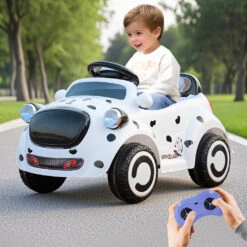 Cute Puppy 6V Electric Ride-on Car Toddler Ride On Car Remote Control With Safe Belt 12 Cute Puppy 6V Electric Ride-on Car Toddler Ride On Car Remote Control With Safe Belt -Children Toys Sale Cute Puppy 6V Electric Car 4