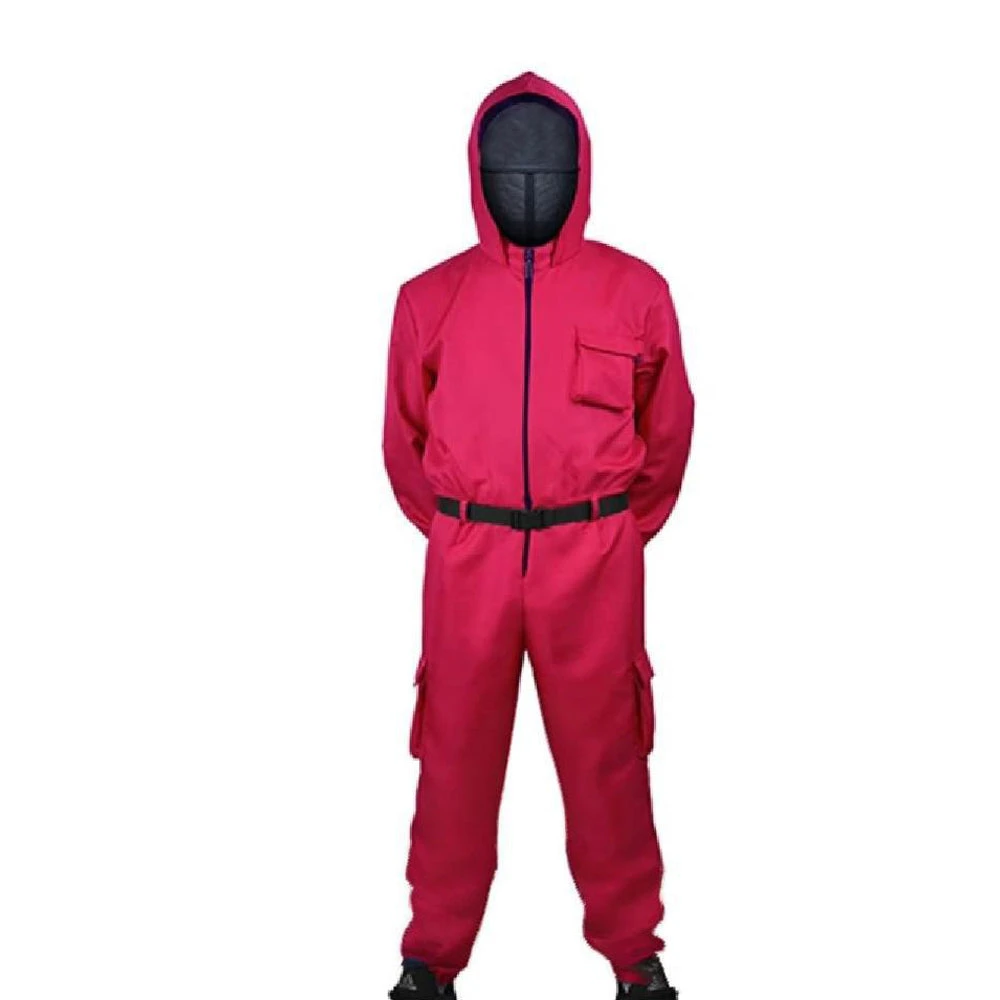 Zipper Up Guard Costume Adult And Kids Game Cosplay Jumpsuit With Belt And Gloves 1 Zipper Up Guard Costume Adult And Kids Game Cosplay Jumpsuit With Belt And Gloves