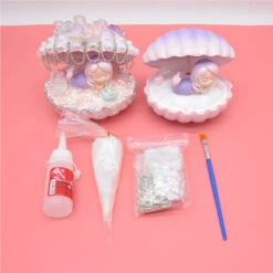 Mermaid Night Lamp DIY Shell Light Soft Night Light Home Decoration -Children Toys Sale DIY Mermaid Shell Lamp 10