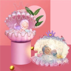 Mermaid Night Lamp DIY Shell Light Soft Night Light Home Decoration -Children Toys Sale DIY Mermaid Shell Lamp 13