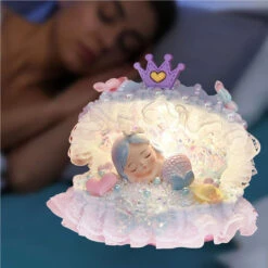 Mermaid Night Lamp DIY Shell Light Soft Night Light Home Decoration -Children Toys Sale DIY Mermaid Shell Lamp 2