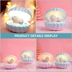 Mermaid Night Lamp DIY Shell Light Soft Night Light Home Decoration -Children Toys Sale DIY Mermaid Shell Lamp 4 9276d453 df5a 48f7 820f 212880710753