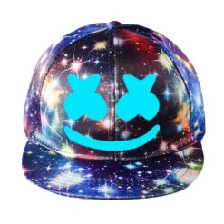 DJ Marshmallow Cap Hip Hop Baseball Hat Halloween Costume Accessory -Children Toys Sale DJMarshmelloCap 9