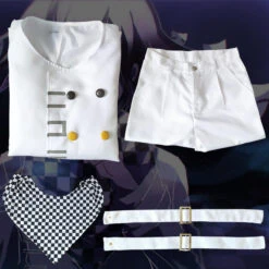 Anime Kokichi Oma Uniforms Scarf Cloak Wig Set Cosplay Costume For Adult -Children Toys Sale DanganronpaV3KokichiOmaUniformsCosplaySuit 7