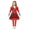 Girls Red Costume The Rise Of Red Cosplay Dress Pants And Gloves For Halloween