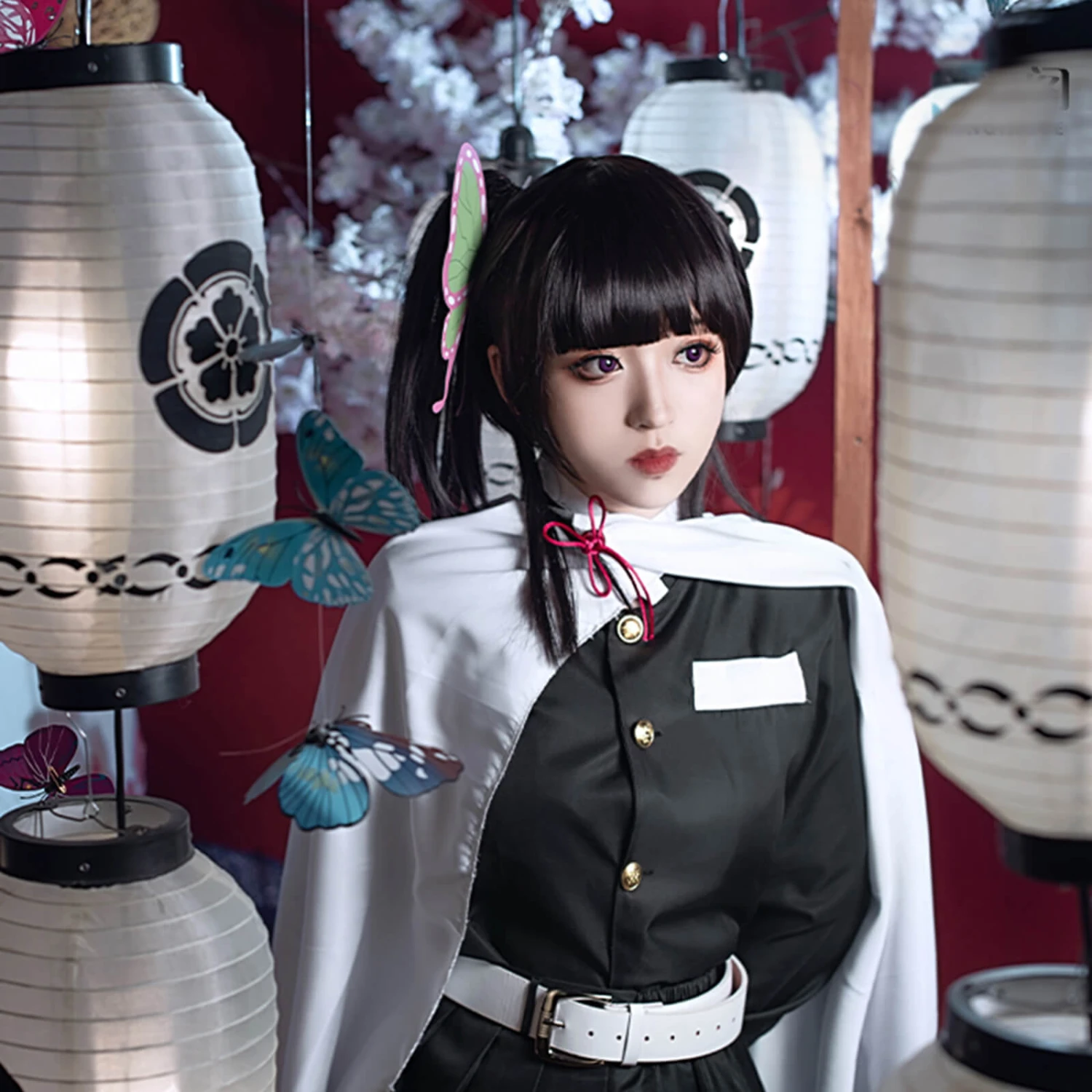 Kanao Tsuyuri Costume Halloween Kanao Cosplay Outfit Full Set 2 Kanao Tsuyuri Costume Halloween Kanao Cosplay Outfit Full Set - Image 2