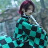 Tanjiro Kamado Costume Halloween Tanjiro Cosplay Outfit Full Set