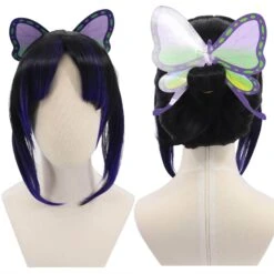 Nezuko Tanjiro Wig Cosplay Wig Of Kyojuro Shinobu Zenitsu Giyu Mitsuri Kanao -Children Toys Sale Demon Slayer Wig 1