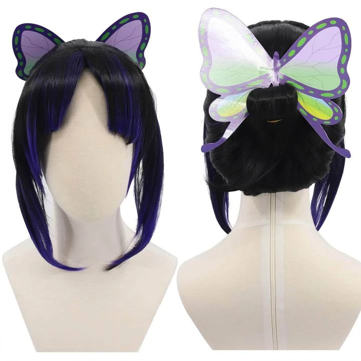 Shinobu Kocho Costume Halloween Shinobu Cosplay Outfit Full Set 6 Shinobu Kocho Costume Halloween Shinobu Cosplay Outfit Full Set - Image 6