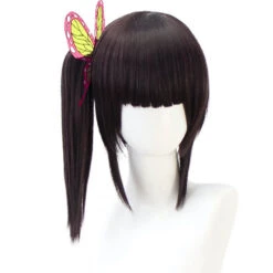 Nezuko Tanjiro Wig Cosplay Wig Of Kyojuro Shinobu Zenitsu Giyu Mitsuri Kanao -Children Toys Sale Demon Slayer Wig 3