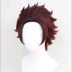 Nezuko Tanjiro Wig Cosplay Wig Of Kyojuro Shinobu Zenitsu Giyu Mitsuri Kanao -Children Toys Sale Demon Slayer Wig 6